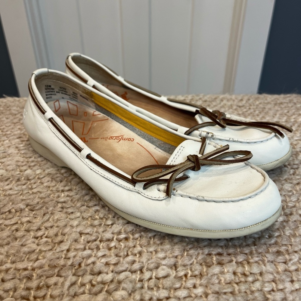 Timberland Women Benin Ballerina Slipper Loafer Leather Moccasins 62368 Size 10